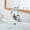 SLT207-S, variant on Waterfall Basin Faucet Bathroom Hot and Cold Water Taps White Chrome Black Wash Sink Faucet Solid Brass Torneiras do banheiro