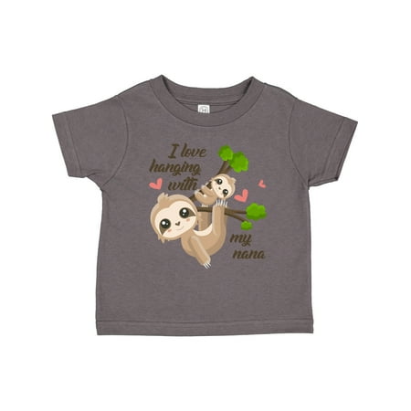 

Inktastic Hanging with My Nana Gift Toddler Boy or Toddler Girl T-Shirt