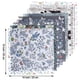 thumbnail image 2 of Tatuo cuadrado de tela, 30 piezas, 25 x 25 cm, estampado floral, 2 of 8