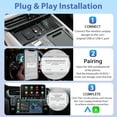 thumbnail image 5 of CarPlay Wireless Adapter，3 in 1 Wireless CarPlay Adapter， 2025 Upgraded,Wireless CarPlay & Android Auto Adapter Built, Factory Car Play Video Box for Cars from 2016 and iOS, Plug and Play, 5 of 8