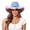 Blue, variant on Western Girl Theme For Party Performances And Outdoor Events Casual Style Hat Black One Size