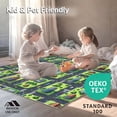 thumbnail image 4 of ODIKA 4'x6' Machine Washable Non-Slip Area Rug, Interactive Cartoon City Play for High Traffic Rug, Gray, 2252, 4 of 7
