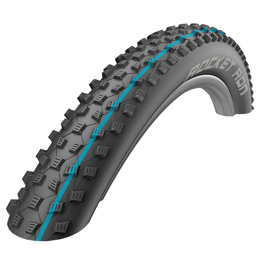 Black SnakeSki 27.5 x 2.6 Schwalbe Addix Rocket Ron Evolution Folding Tyre 