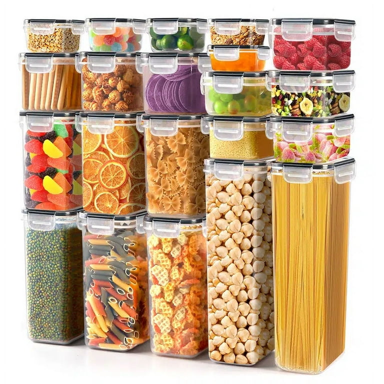Airtight Food Storage Containers with Lids Small Candy Bin – 6 Piece Set