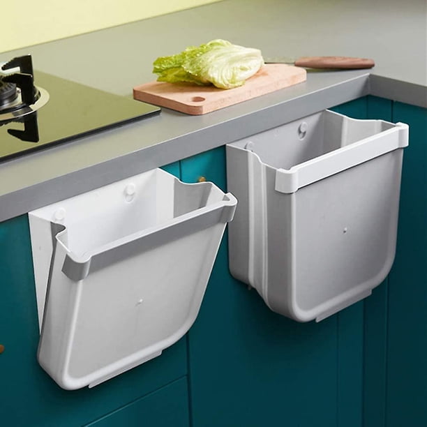 Foldable Kitchen Trash Can Door Kitchen Wall-mounted Trash Bin Kitchen Can For Car Home Office,only One