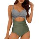 thumbnail image 2 of Traje de baño de una pieza para mujer, traje de baño de rayas con espalda descubierta, trajes de baño, tankinis, trajes de baño de moda playera para mujer, trajes de baño de una pieza para mujer, traj, 2 of 6