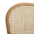 thumbnail image 4 of Jints Wood Dining Chair with Cane Rattan Wood Webbing, Natural, Set of 2, 4 of 8