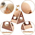 thumbnail image 4 of Upgraded Cat Scratching Toy, Natural Sisal Cat Scratching Toy with Cat Scratching Post Base, Scratching Ball for Cats and Kittens, Solid Wood Pet Scratching Toy, 4 of 5