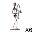 thumbnail image 1 of 6x Estatua De Hombre Músico Escultura De Músico Para Mesa Sala De Estar Estantería Trombón, 1 of 10