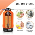 thumbnail image 3 of KFFKFF RV Water Softener, 16,000 Grain Portable Water Softener, with 3/4" Brass Fittings and 42" Hose, Soften Hard Water Filter System for RVs, Trailers, Boats, Mobile Car Washing, Pressure Washing, 3 of 9