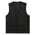 thumbnail image 2 of Winter Polyester Sleeveless Outerwear Vests for Women Black Workwear Heart Work Adult Postulant Activity Vest Supermarket Clerk 3XL, 2 of 4