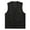 Black, variant on Womens Vest Top Adult Postulant Activity Vest Supermarket Clerk Workwear With V-Shaped Neckline Zip Front Closure Multi-Pockets Quality Polyester Material Vests For Women 2025 Trendy