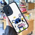 thumbnail image 2 of Exprese su personalidad con una vibrante funda plateada mate con estampado de dibujos animados para iPhone, 2 of 4