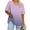 aba_Purple, variant on Elvqul Ladies Tops V-Neck Blue Short Sleeve T-Shirts for Women 3x Oversized Solid Tops