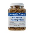 thumbnail image 2 of Aquatic Foods Inc. Koi 7/16" x 5/32" 28% Protein Floating Sticks for Koi, Goldfish, All Pond Fish, All Aquatic Turtles...WL 5oz Sm Jar, 2 of 6