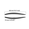 thumbnail image 3 of yingyy 2Pcs Stickers Carbon Fiber Headlight Decoration Cover Accessories Modified Styling Lamp Eyebrows Personalized Parts Decals, 3 of 6
