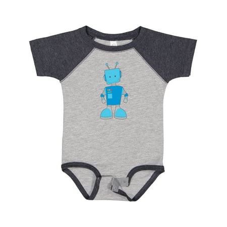 

Inktastic Blue robot Boys or Girls Baby Bodysuit