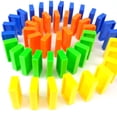 thumbnail image 3 of Juego De Ladrillos De Dominó Para Niños Juego De Bloques De Dominó De Plástico Colorido Juego De Juguetes Eigraketly FN002281-00, 3 of 5