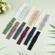 RTHG -3 Pack Bands for Garmin Forerunner 55/165/245 Watch Band, Garmin Vivoactive 5/ Vivoactive 3 Band, 20mm Soft Silicone Replacement Straps for Women Men