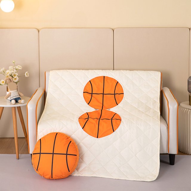 Aursykel Multifunctional Sports Theme Cuddle Pillow Blanket for Travel Camping and Home Lightweight Portable Machine Washable Gift Idea for Birthdays Holidays Anniversaries