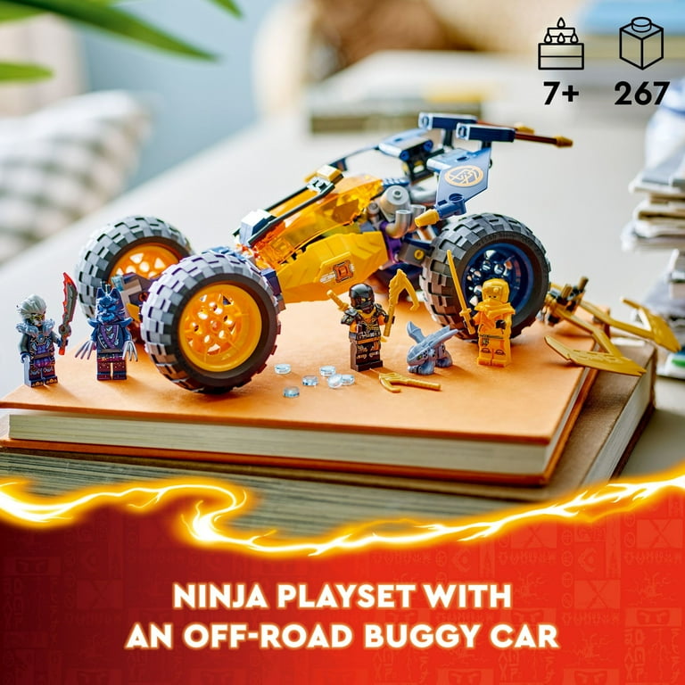 LEGO NINJAGO Arin s Ninja Off Road Buggy Car Toy with 4 Minifigures Building Set for Kids with Dragon Toy from the NINJAGO Dragons Rising TV Show