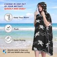 thumbnail image 4 of Turtles Swing Line Star Hooded Beach Towel Adult Bath Poncho Towels Soft Absorbent Quick Dry for Surf Swim Pool Men Women Teens, 4 of 7