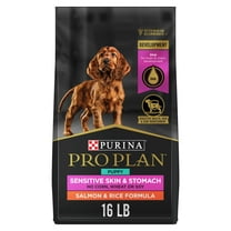 Purina Pro Plan Puppy Dry Dog Food, Sensitive Skin & Stomach, Nutrient Dense Salmon & Rice, 16 lb Bag