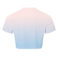 thumbnail image 6 of Cropped T-Shirt for Men Round Neck Tee Short Sleeve Tops Gradient Short Sleeve Tees Quick Dry Ultra Soft Tunic Blouses Trends Lightweight T Shirts Golf Joggers Blouse, 6 of 7
