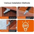 thumbnail image 5 of 10 Pieces Magnetic Push Lock Pad Hinge Locks Push Open Locks - For Cabinet Drawer Furniture and More, 5 of 5