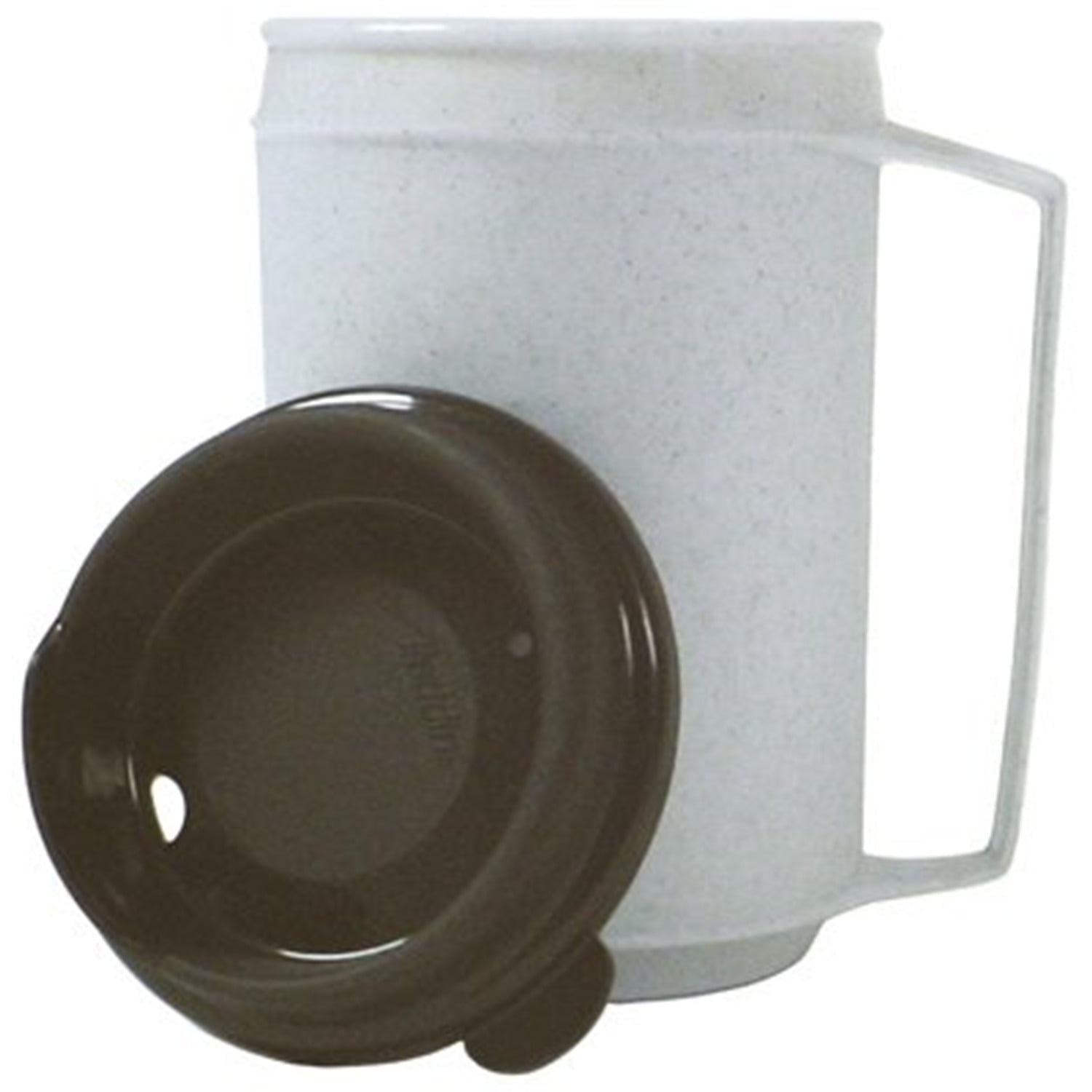 Lid Doubles as 8oz Mug Reduce Insulated Performance Flask White 17oz 