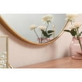 thumbnail image 5 of Elegant Decor Metal frame round mirror with decorative hook 45 inch in Brass, 5 of 7