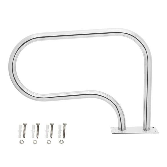 GoDecor Swimming Pool Hand Rail Stainless Steel Ladder Handrail Stair Rail, Metal Handrail for Pool