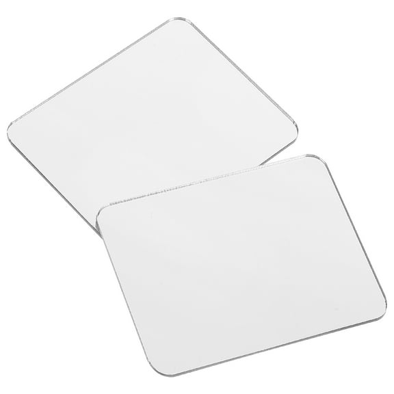 OUNONA  2 Pcs Mobile Phone Lens Sticker Adhesive Mirror Decal Make up Travel