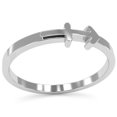 thumbnail image 2 of Sagittarius Zodiac Sign Ring In Solid 14k White Gold, 2 of 6