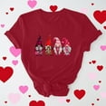 thumbnail image 2 of Ichuanyi Valentine's Day Womens Tops Summer Women's Casual Love Letter Printing Short Sleeve T-Shirt Tops, 2 of 6
