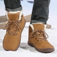 thumbnail image 4 of SKIUHS Men's Snow Boots – Warm Insulated Faux Fur Lined, Anti-slip Winter Boots for Outdoor Cold-Weather Adventures, 4 of 5