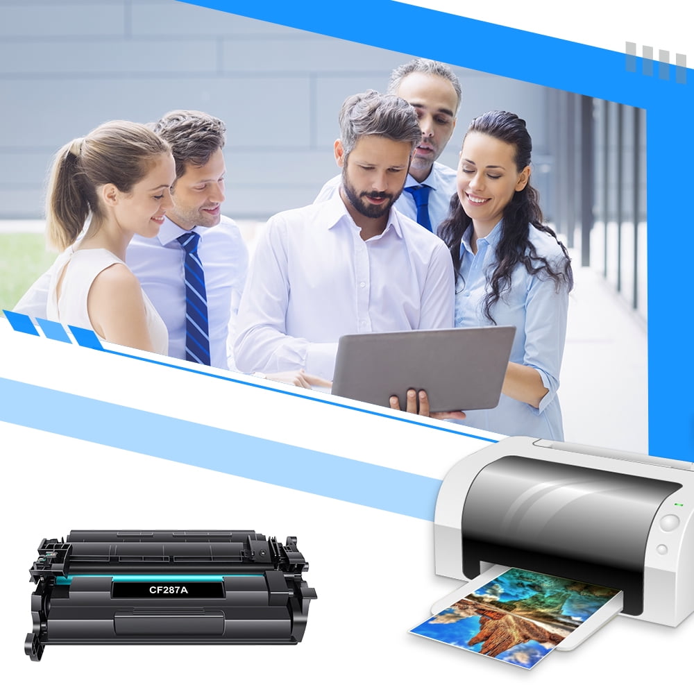 Compatible for 87A Toner Cartridge 87A CF287A M501dn 87X CF287X Laserjet Pro M501dn M501n M506dn M506n M527dn M506x M527f M506 M501 M527 M527c M527z M506dh Black Printer Ink 2-Pack