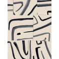 thumbnail image 2 of Barnes, Victoria 25x32 White Modern Wood Framed Museum Art Print Titled - Spliced Lines IV, 2 of 4