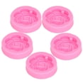 thumbnail image 2 of 5 Pcs Moule en Silicone Flexible Doux Réutilisable Forme Camélia Décoration pour Diffuseur d'Aromathérapie DIY, 2 of 14