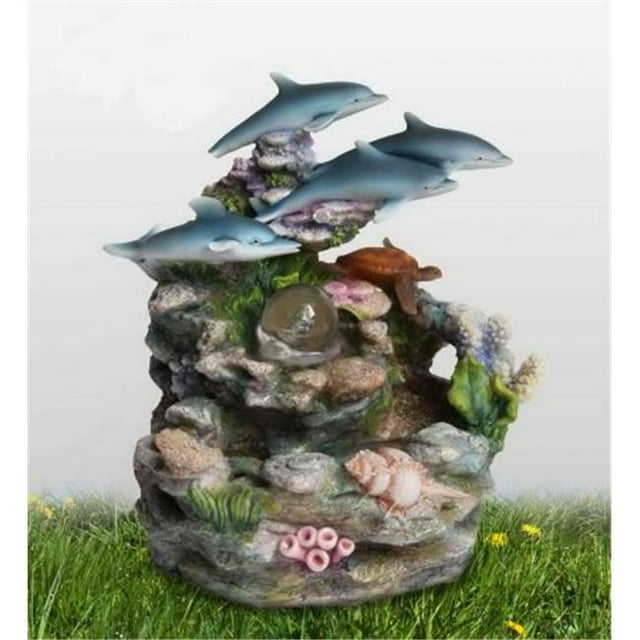 SINTECHNO Quatre Dauphins et Fontaine d'Eau de Tortue