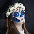 thumbnail image 3 of Pegatinas de Halloween ZHAOCHENG 12 Piezas Tatuajes Temporales Maquillaje Facial, 3 of 5