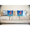 thumbnail image 2 of Betsydrake NC1228 Spoonbill Wings Noncorded Pillow - Large, 2 of 2