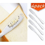 Butter Knives Cheese Spreader Stainless Steel Butter Spreader  3 in 1 Kitchen Gadgets 4 Ppacks