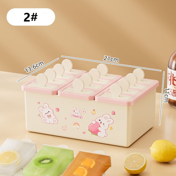 Molde casero for helado de paletas Herramienta de congelador DIY de 1 pieza for hacer deliciosas delicias congeladas