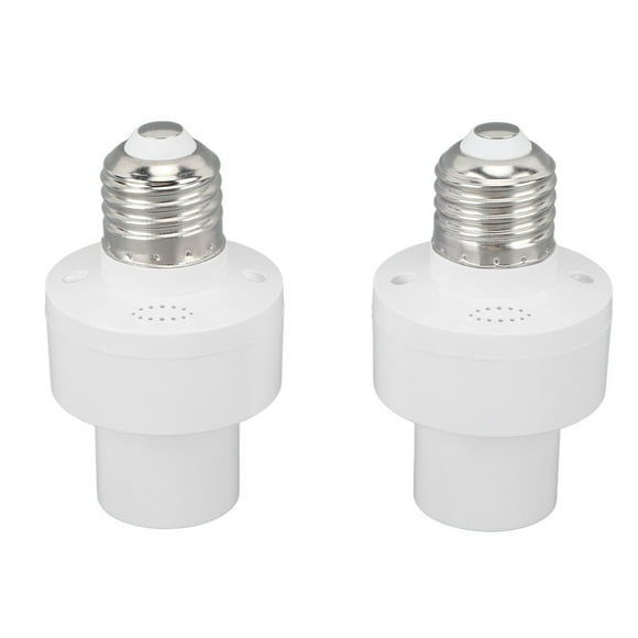 Smart Screw Light Socket,2PCS Smart Light Bulb Smart Light Bulb Socket Voice Control Bulb Socket Dependable Performance
