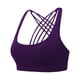 thumbnail image 1 of Qarigey Sujetadores deportivos Elasticidad Fitness Sujetador Ejercicio Apasionado Deporte Prop Back Diseño único Seamless Dark Purple Type2 NO2, 1 of 6