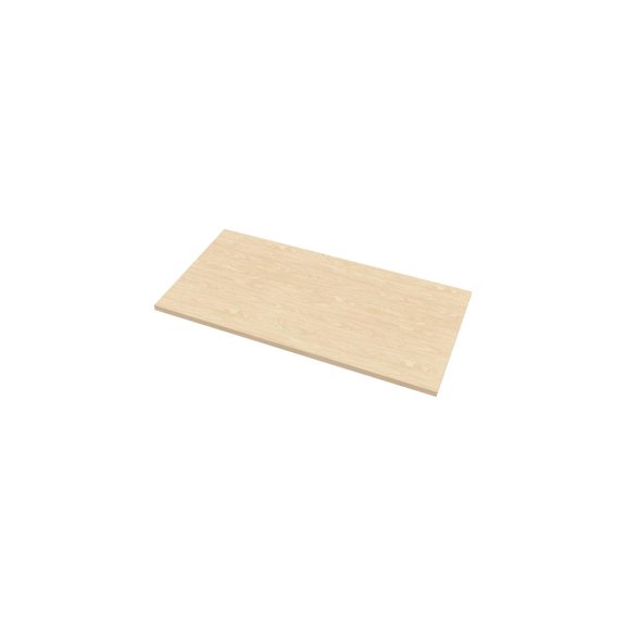 Fellowes Levado Laminate Table Top (Top Only), 60w x 30d, Maple -FEL9649801
