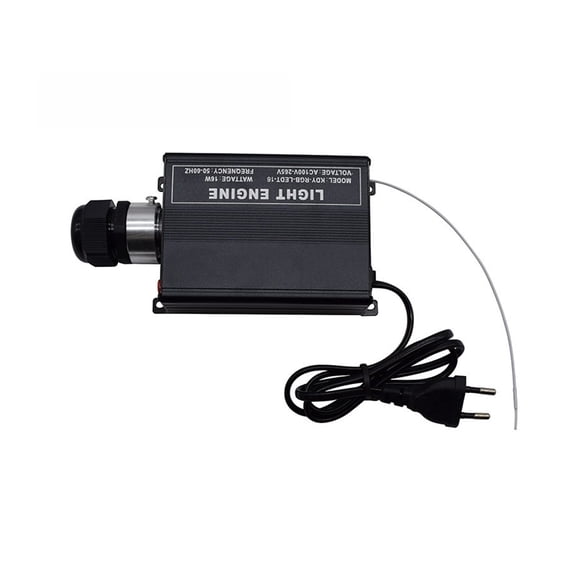 1X High Brightness RGB LED Lighting 16W Fiber Optic Light Engine With 24key Remote Controller