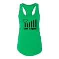 thumbnail image 2 of Love's Signal Love Language Couple Valentine's Day Ladies Racerback Tank Top, Kelly, X-Large, 2 of 3