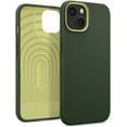thumbnail image 1 of Étui en Silicone Nano Pop Compatible avec Étui pour iPhone 13 (2021) - Vert AVO, 1 of 7